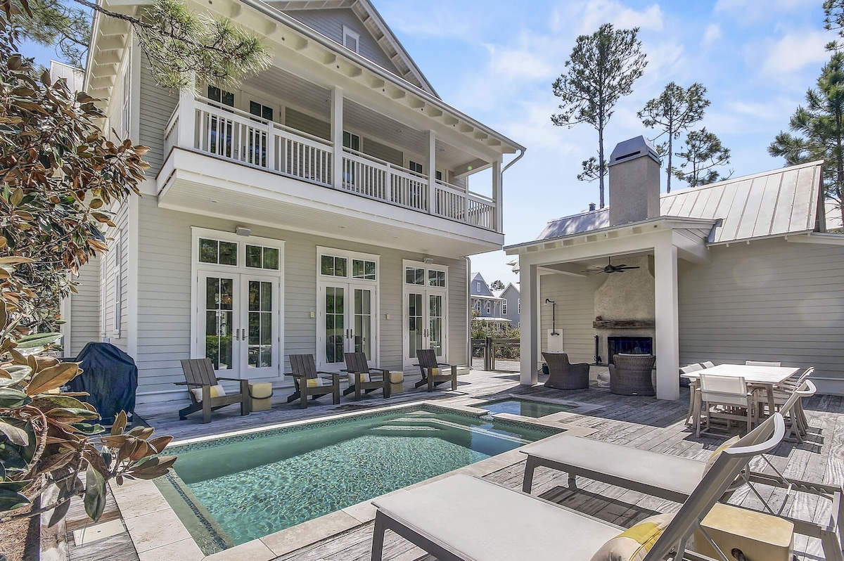 Home with Pool, Golf Cart, and Fireplace