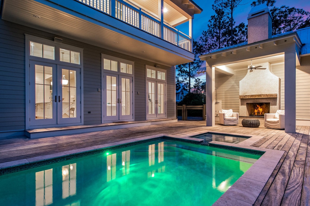 Home with Pool, Golf Cart, and Fireplace