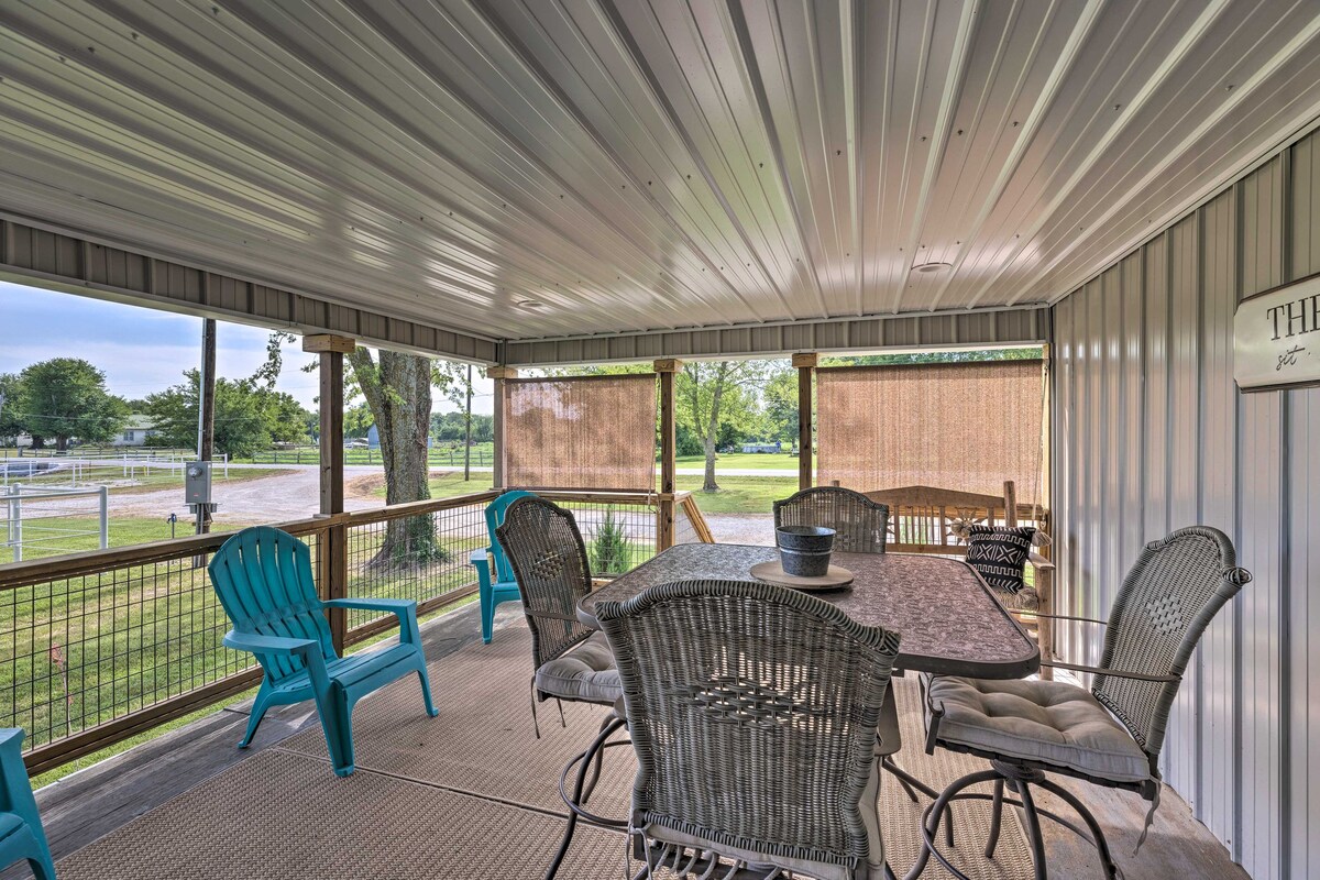 Carthage Family Home w/Porch + Horse Boarding