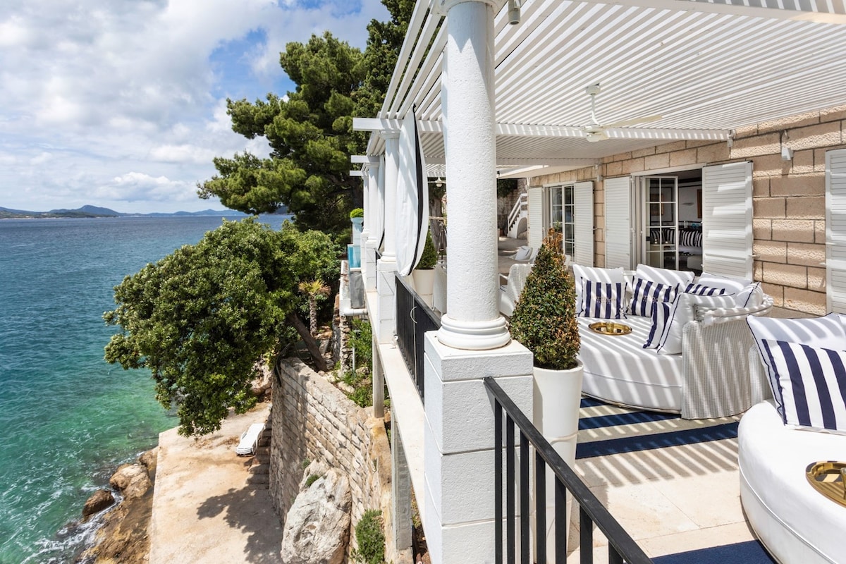 Luxury Beachfront Villa Dubrovnik Sea Diamant 7+0
