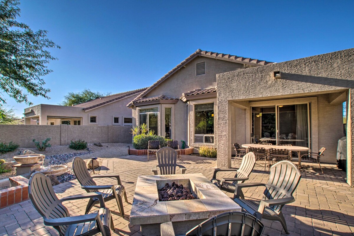 Modern Mesa Resort-Style Home with Fire Pit & Yard