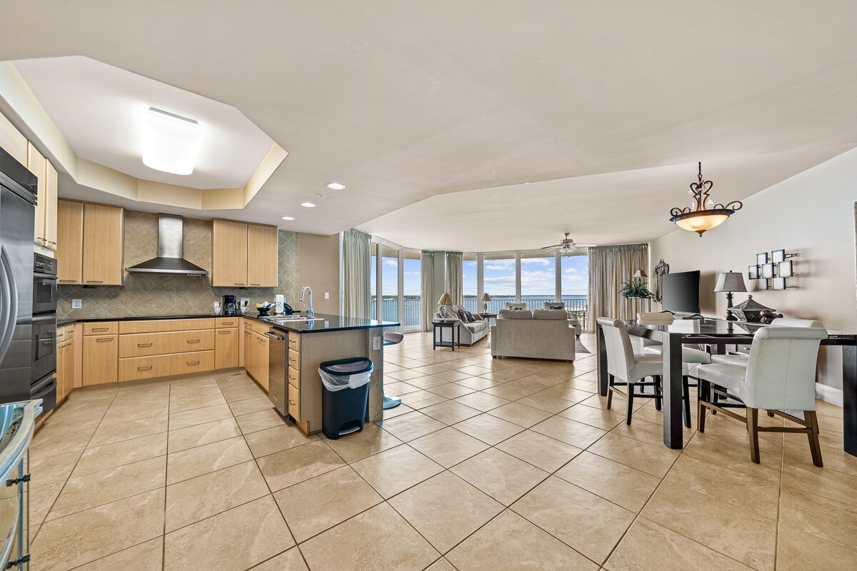 Renovated Beach Haven with Wraparound View! 
