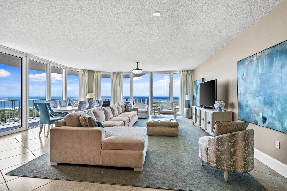 适合家庭入住的舒适公寓，可俯瞰Perdido Pass的全景！免费滑船！