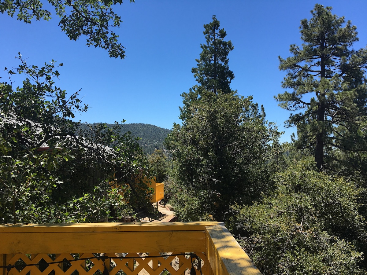 Idyllwild Bunkhouse - Queen Cabin Pets (GrandView)