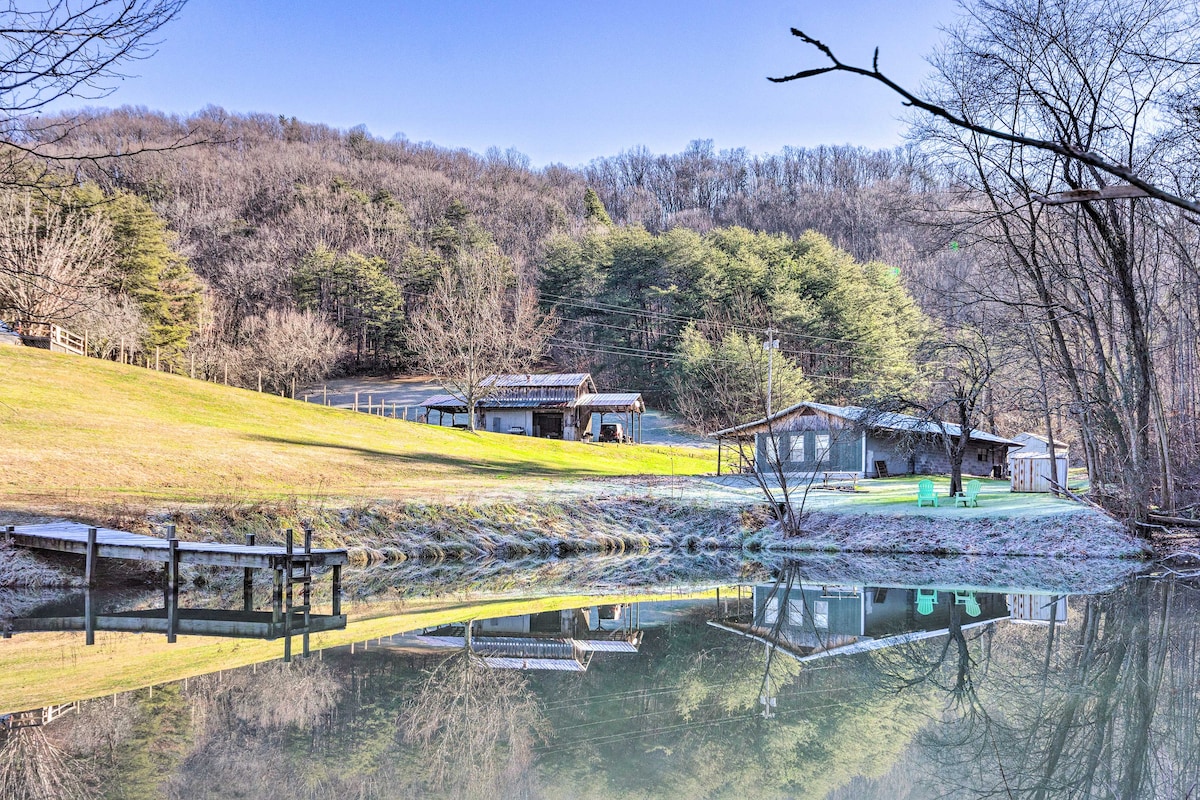 允许携带宠物入住的蓝岭， Cherokee Forest Retreat ！