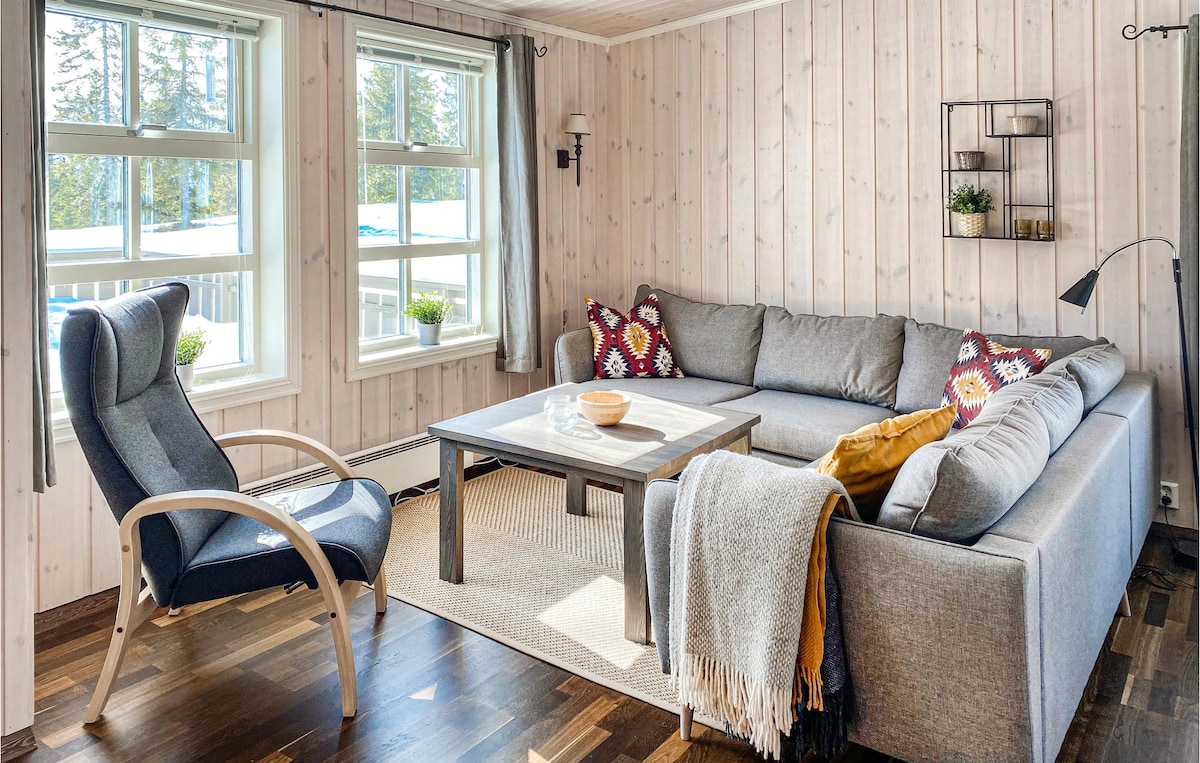 位于Sjusjøen的迷人房源，设有3间卧室和无线网络