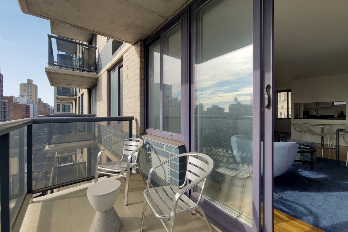 格拉梅西公园（ Gramercy Park ）带私人阳台的1间卧室
