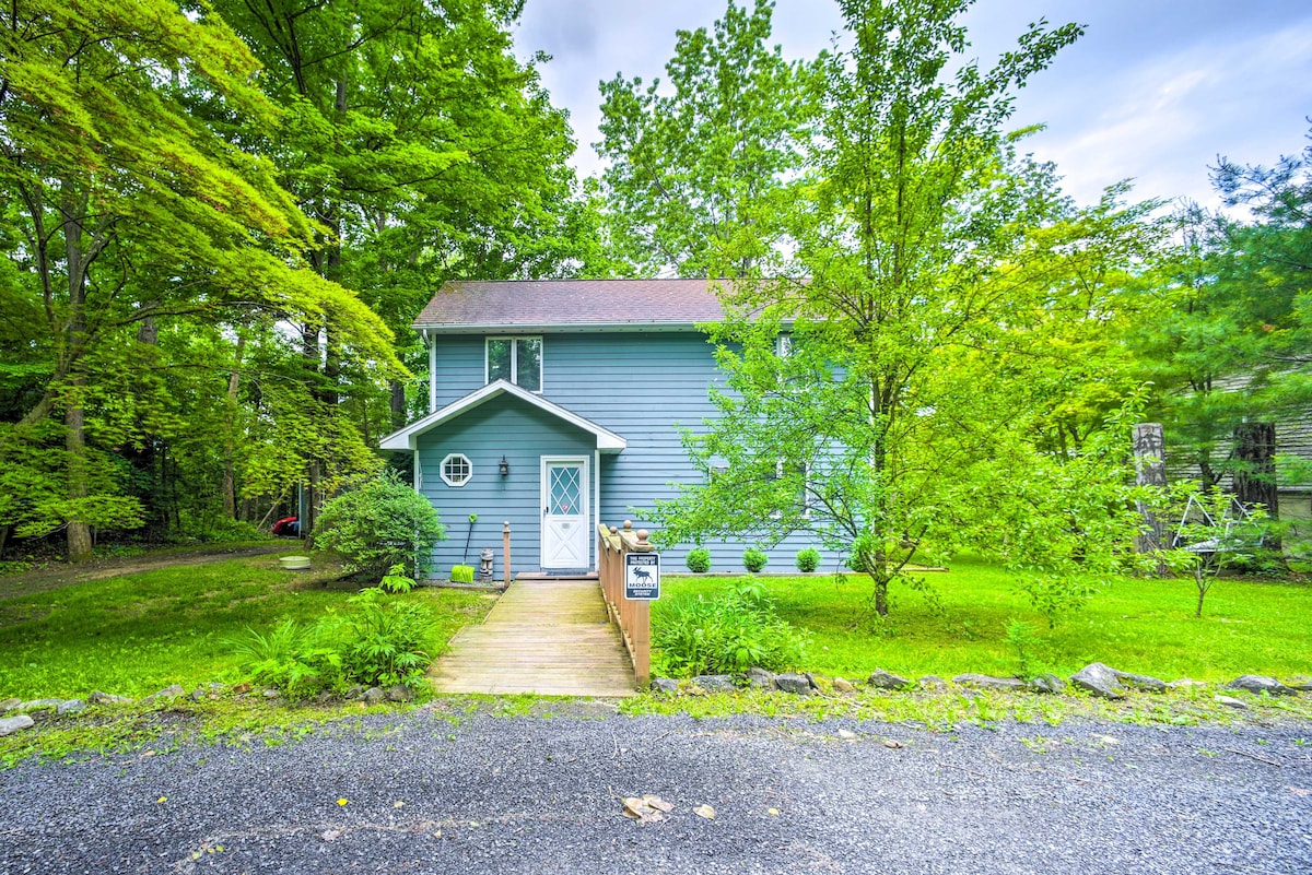 带热水浴缸的舒适度假屋，位于Sleepy Hollow Lake ！