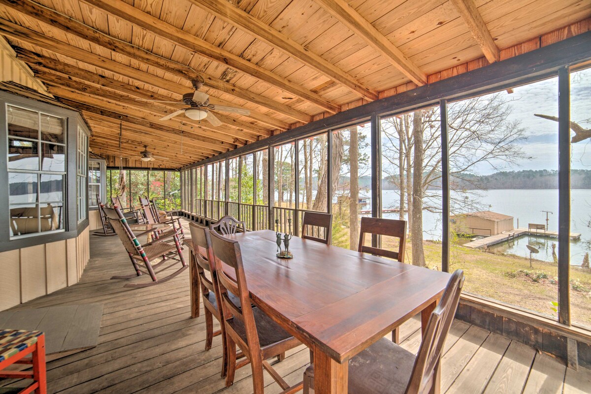 Authentic Retreat w/ Private Dock on Coosa River!