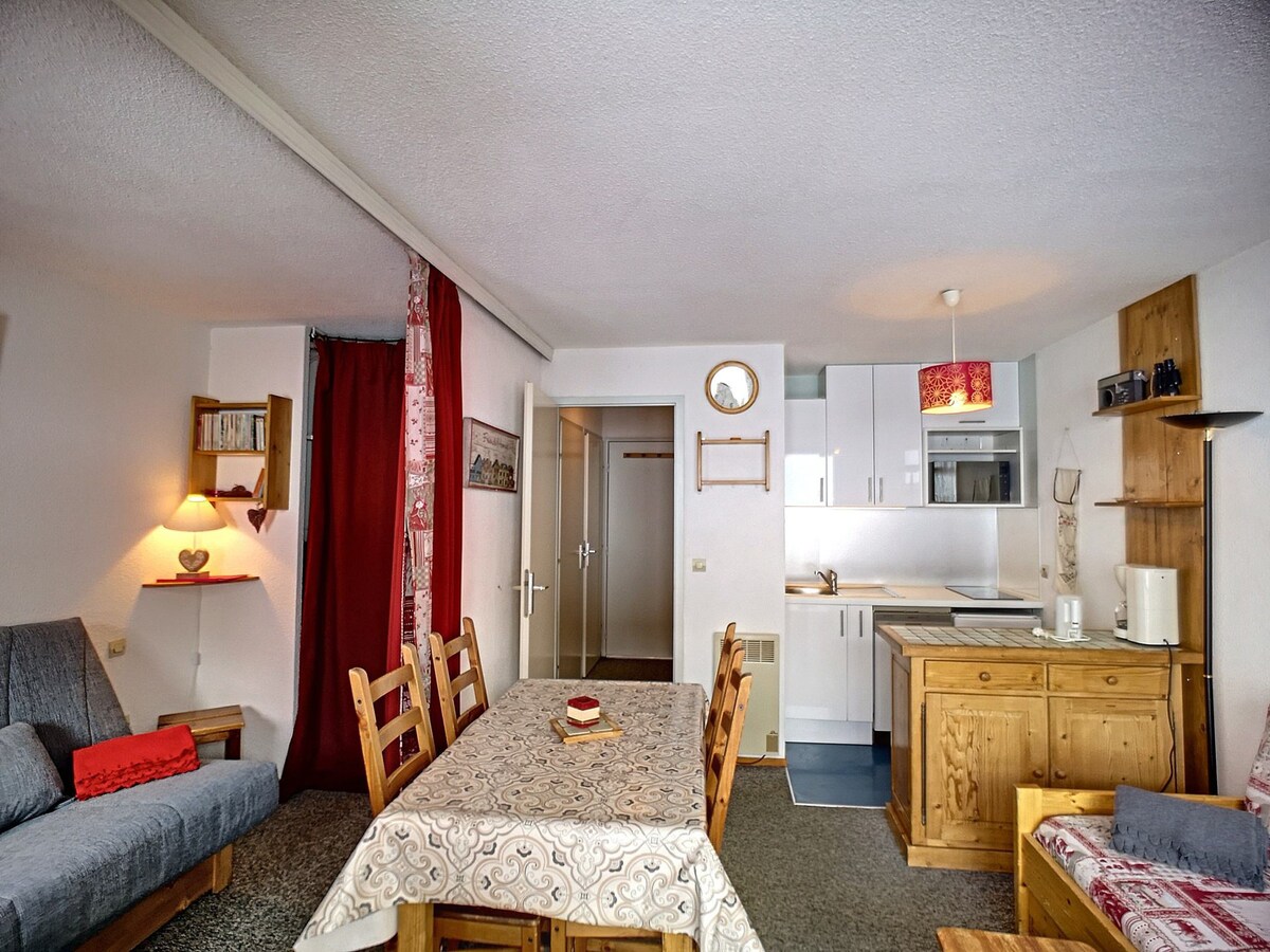 Apartment Les Menuires, 1 bedroom, 4 pers.