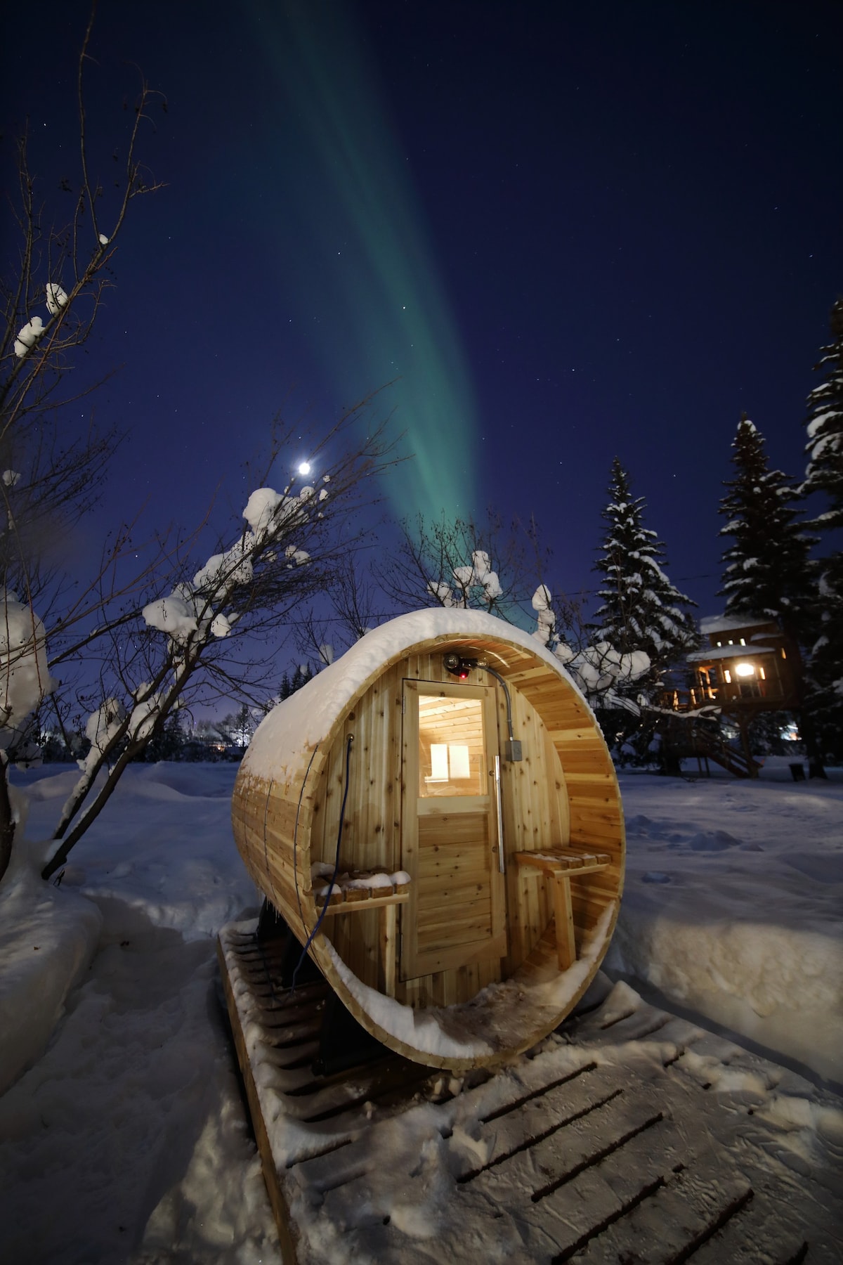 「Alaska Adventure Lodge」的独特入住体验*热水浴缸*