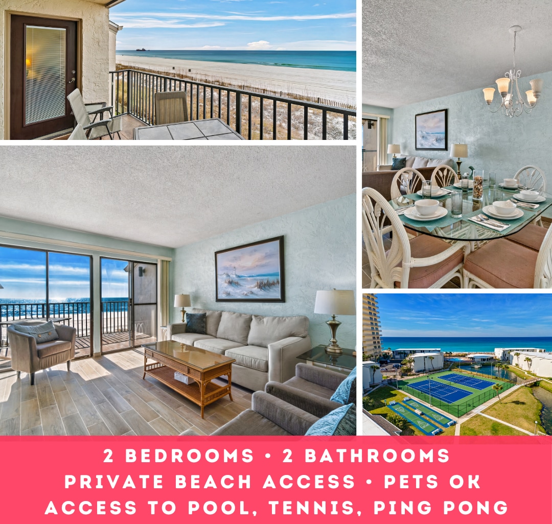 Paradise! 2BR Beachfront | Private Balcony | Pool
