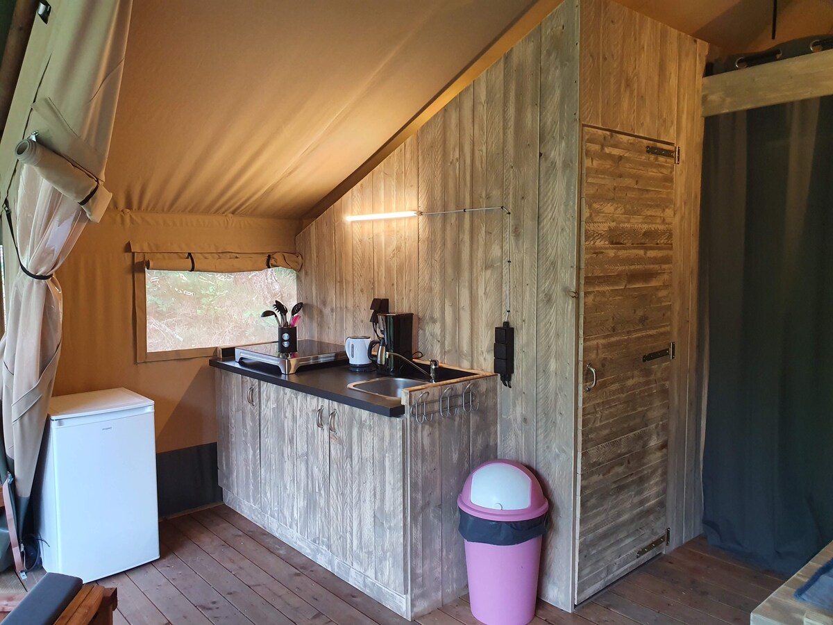 Het Horstmannsbos - 4p野生动物园帐篷（含卫生）
