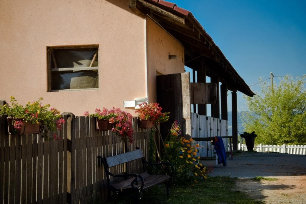 Triple room at Farm stay Zevnik