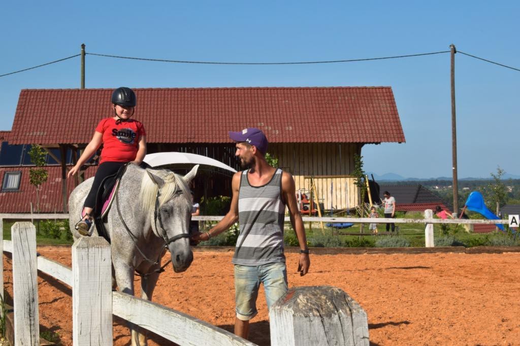 Triple room at Farm stay Zevnik