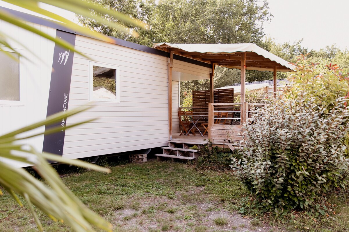 Bamboo Mobile Home 3 Rooms 4 People + TV