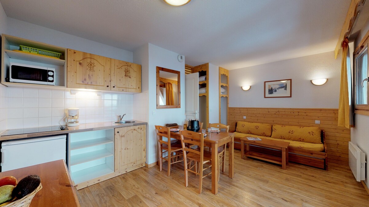 Vercors 1 005-Famille & Montagne单间公寓可容纳4人。