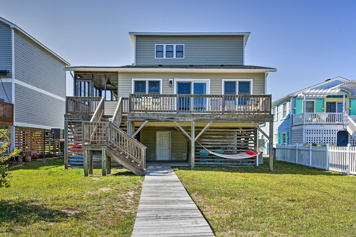 OBX Getaway w/ Boat Dock on Colington Harbour