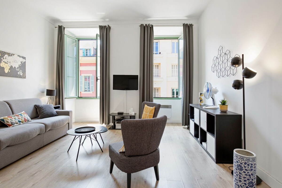 Magnifique apartment rue massena, centre nice - ma