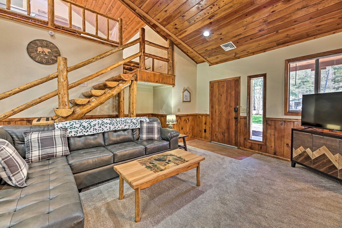 Expansive Family Cabin w/ 2 Decks & Game Room