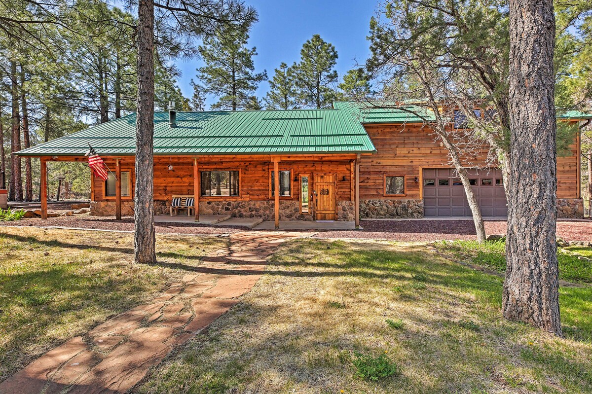 Expansive Family Cabin w/ 2 Decks & Game Room