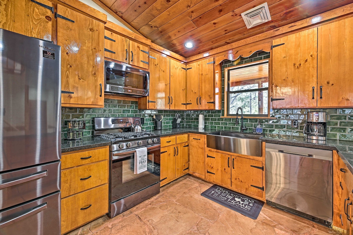 Expansive Family Cabin w/ 2 Decks & Game Room