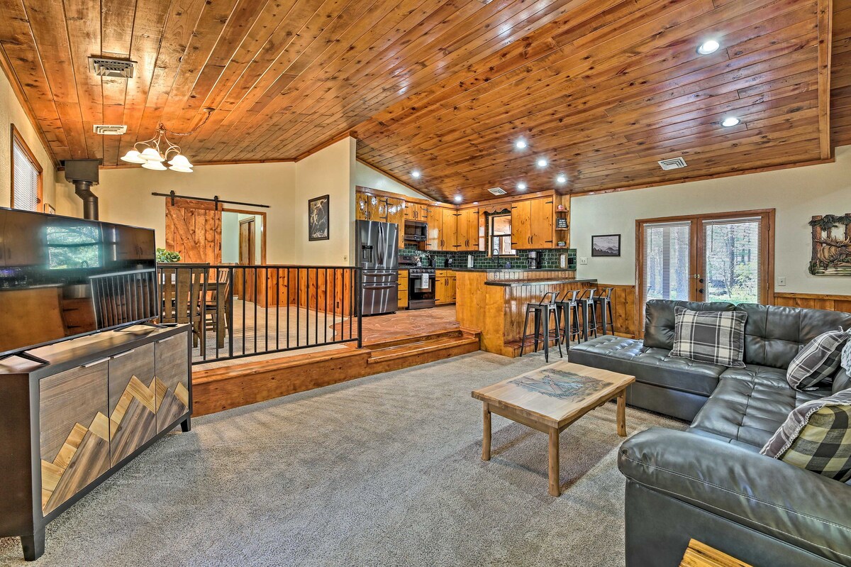Expansive Family Cabin w/ 2 Decks & Game Room