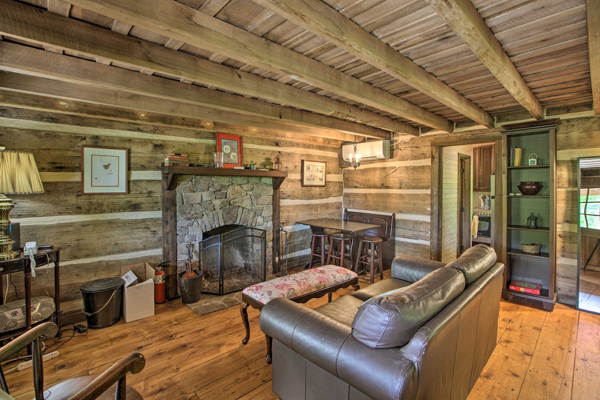 Romantic Log Cabin Escape on Delfosse Winery!