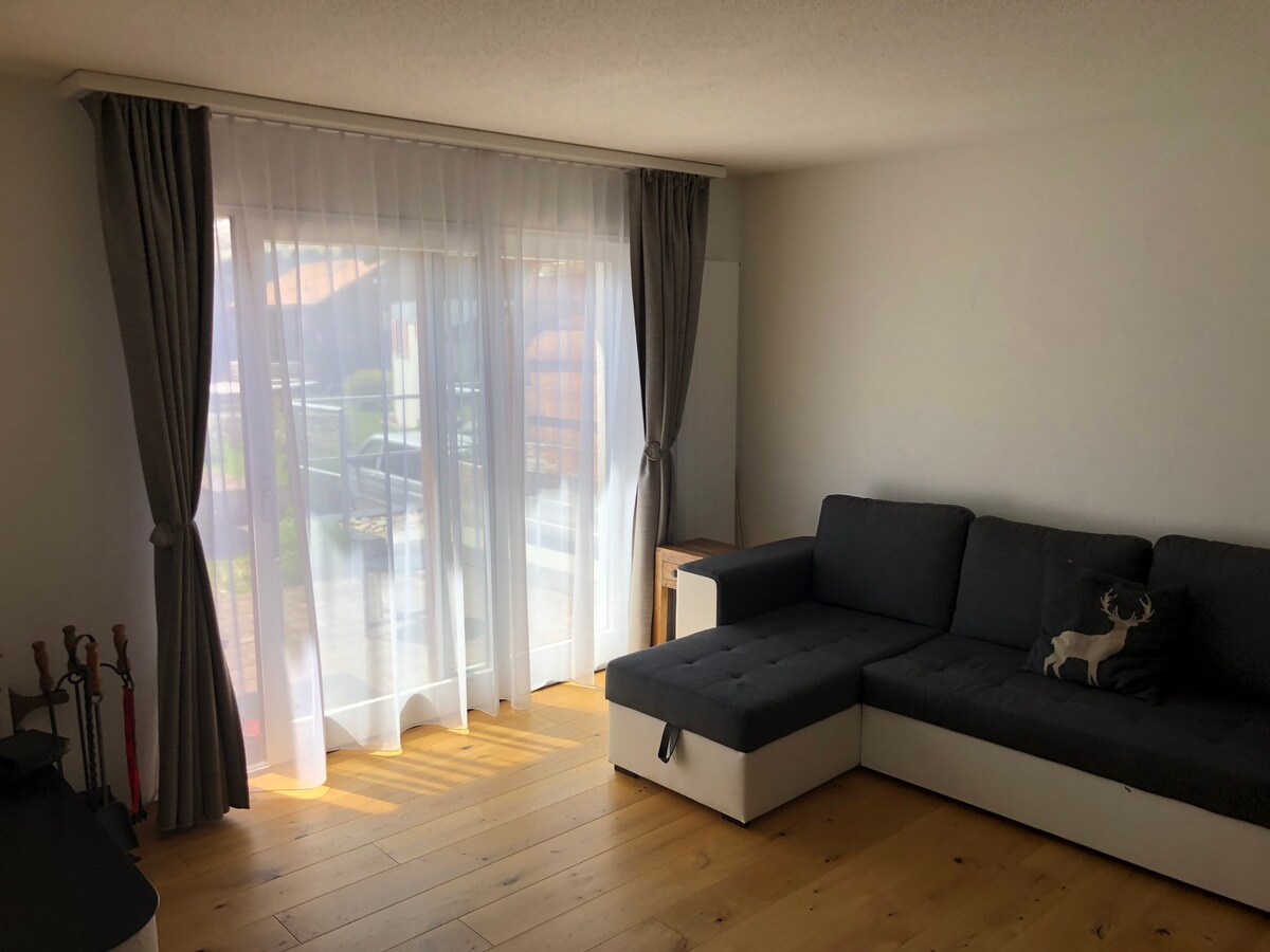 Renovated 3 Rooms Apartment in Ruschein near Laax