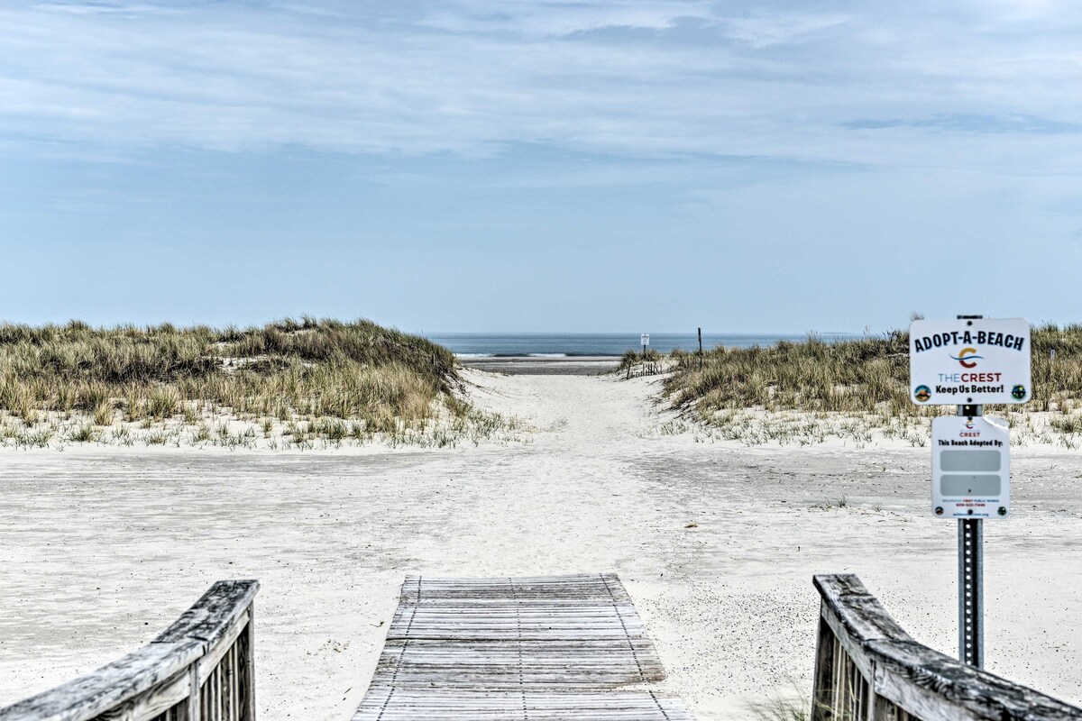 Condo w/ Pool Access on Wildwood Crest Beach!