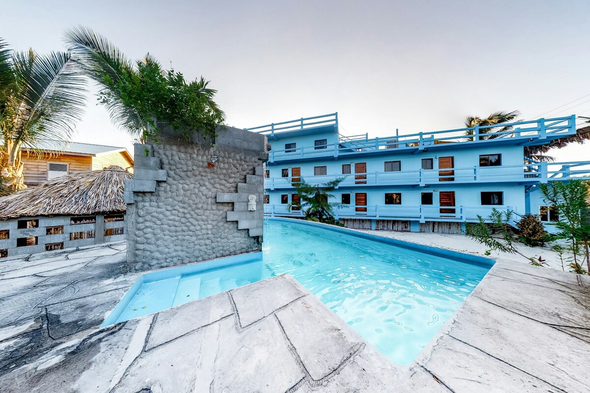 8卧室玛雅瀑布|阳台|私人泳池