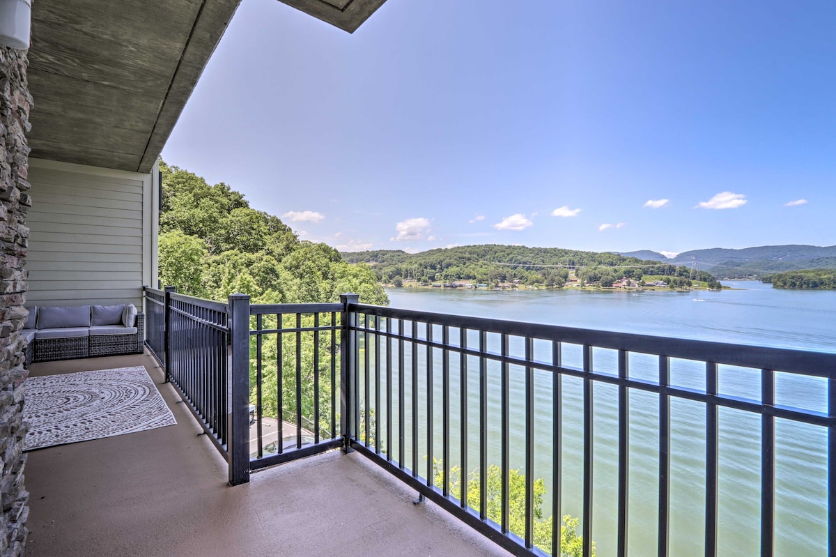 Waterfront Bean Station Condo w/ Balcony & Views!