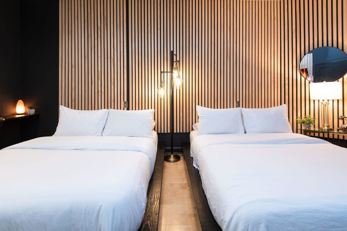 Audemar精品酒店的双人标准双人床房