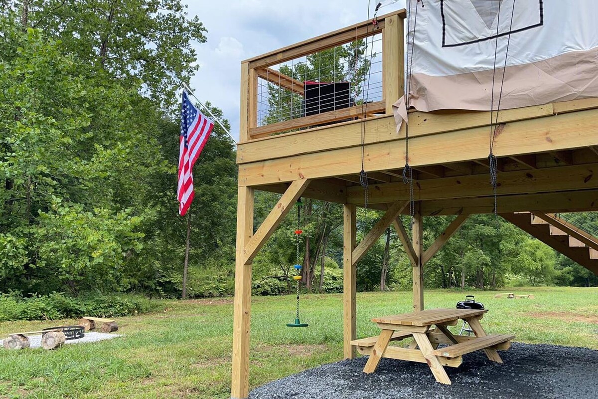 Bald Eagle Tent @ Rusty 's Roost River Camp 2