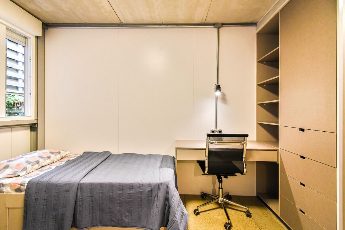 34 - Studio mobiliado equipado com duas cama - Vila Madalena - ALC034