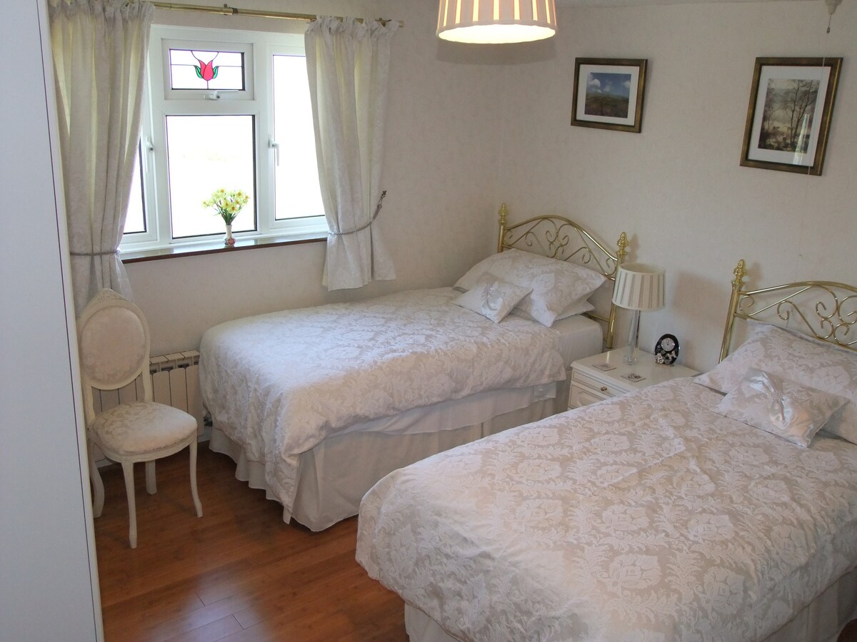 Twin room with views to the beautiful Gwaun Valley