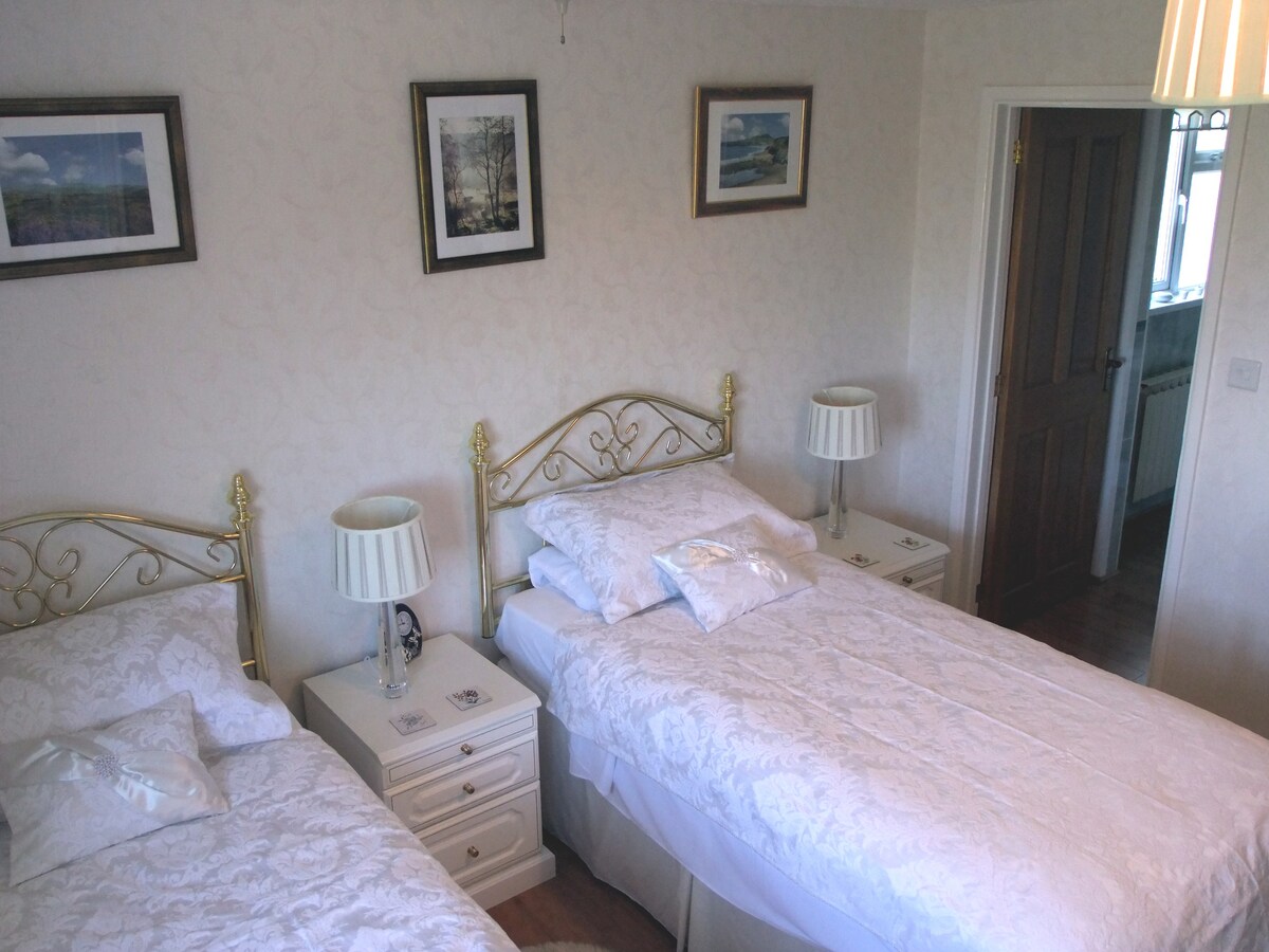 Twin room with views to the beautiful Gwaun Valley
