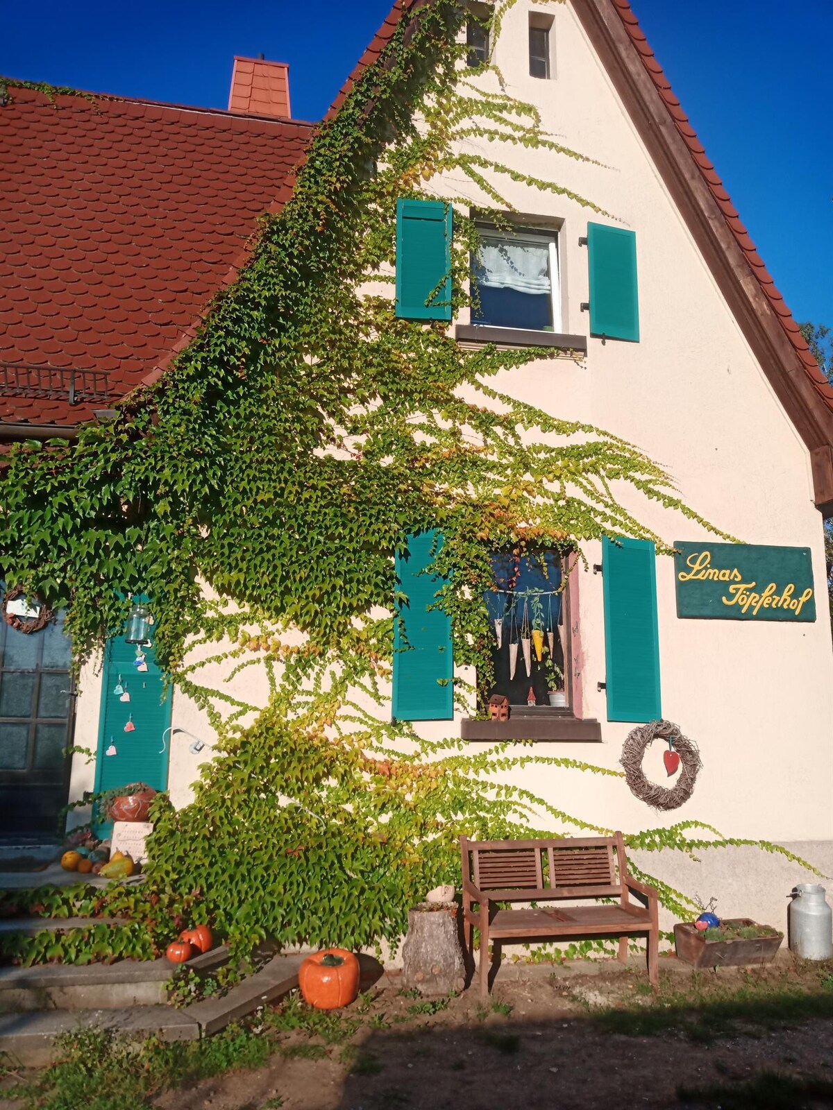Ferienwohnung mit kostenlosem WLAN und Gartenblick (Linas Töpferhof)
