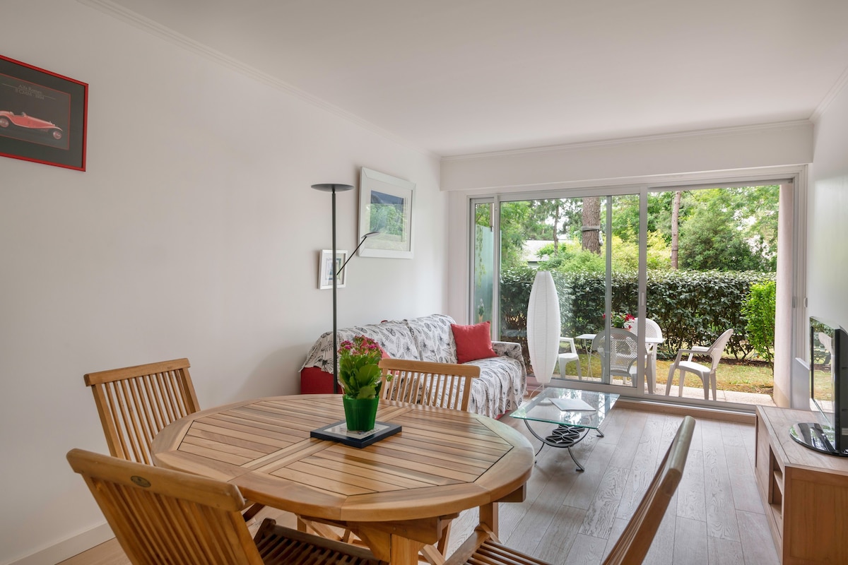 Séjour dans un appartement au coeur de La Baule