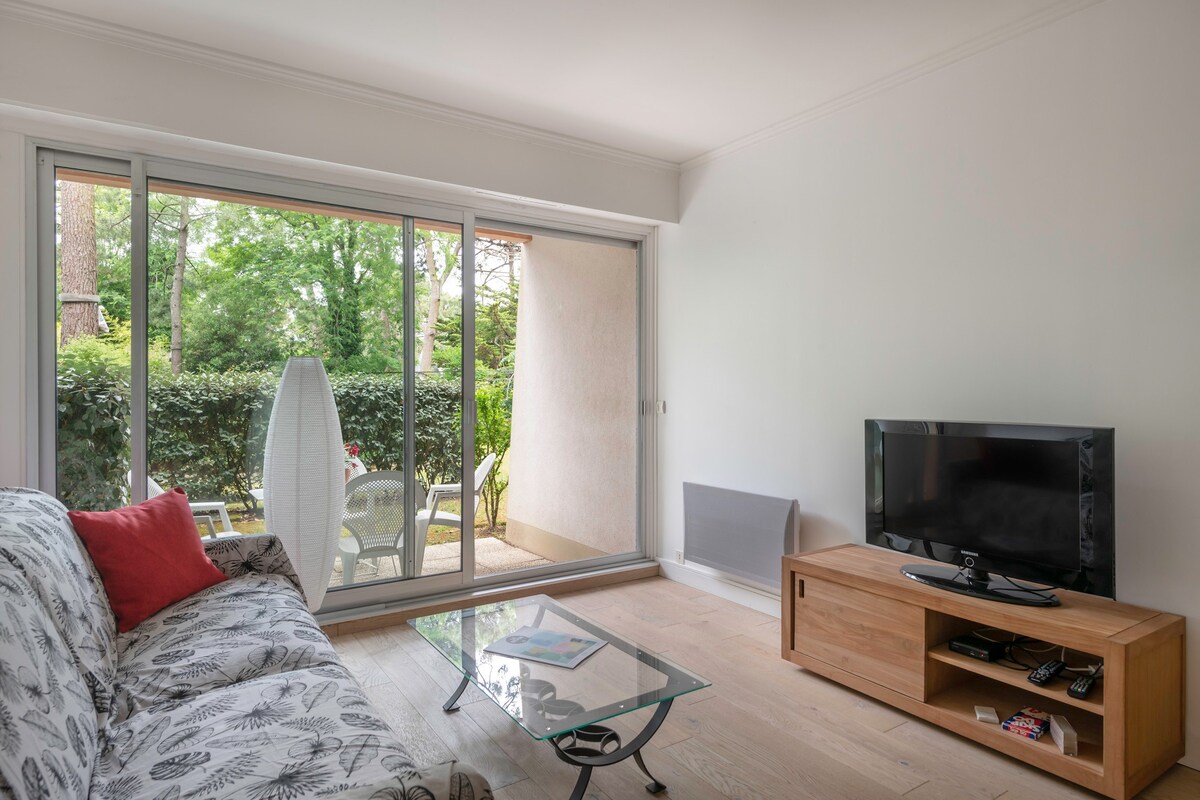 Séjour dans un appartement au coeur de La Baule