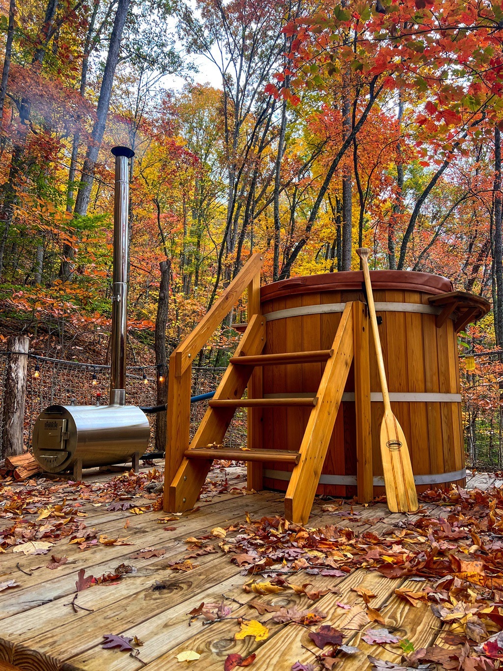 Magical Treehouse ~ Wood-Fired Hot Tub