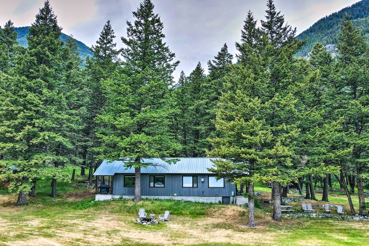 联系带景观和门廊的山间度假屋！