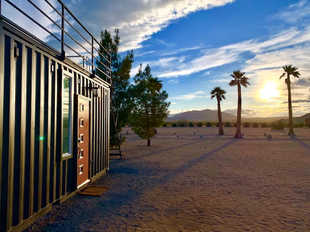 Shipping Container Home with Cowboy Pool