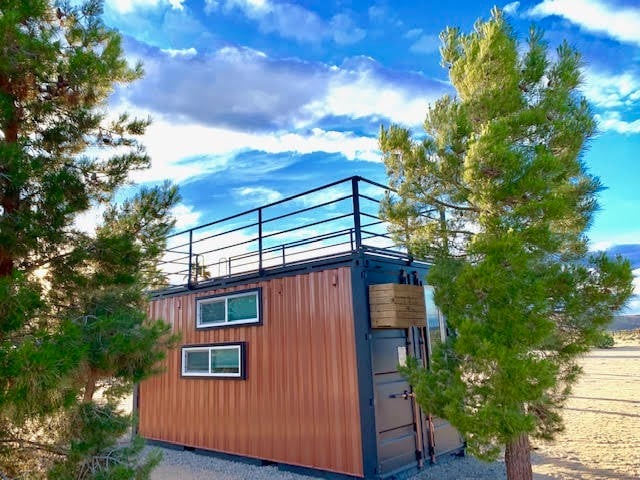 Shipping Container Home with Cowboy Pool