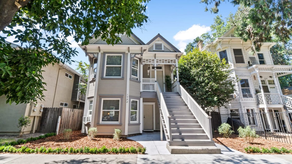 Insta-Worthy Victorian 3 BR ，位于DT Sacramento