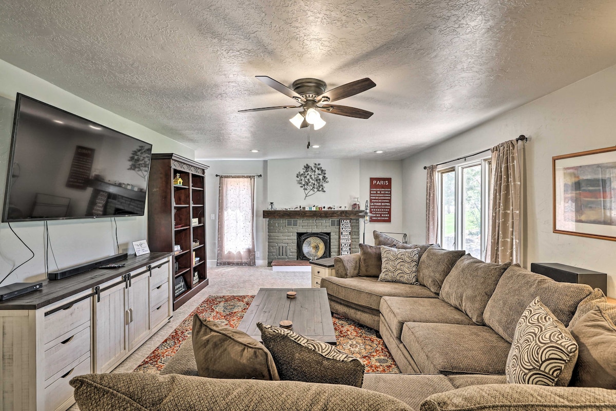 Cedar City Family Home w/ Game Room + Yard!