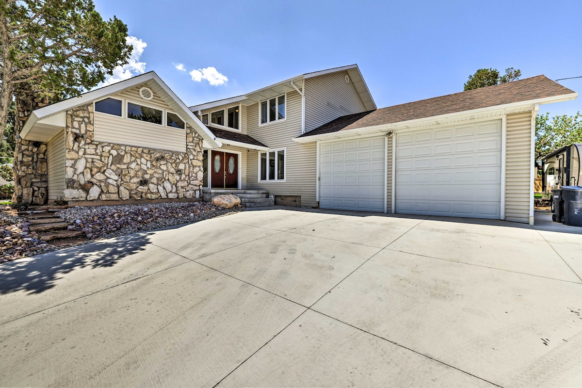 Cedar City Family Home w/ Game Room + Yard!