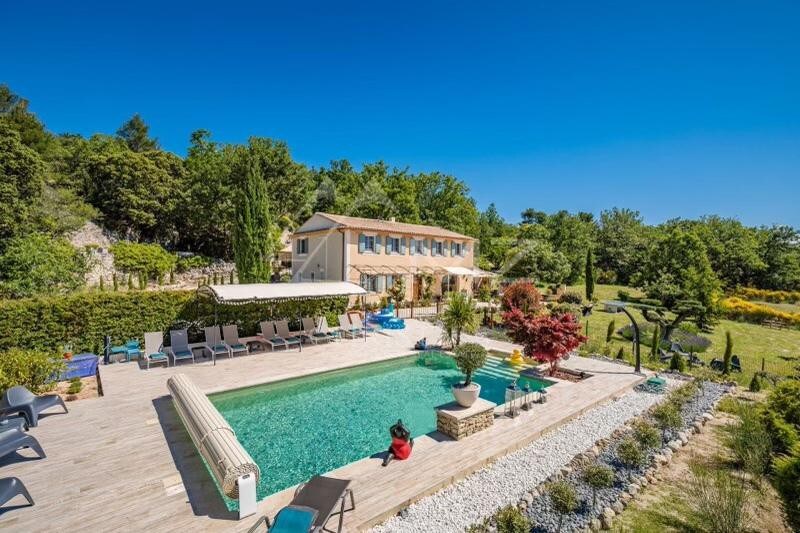 prestigious estate with heated pool, superb view o