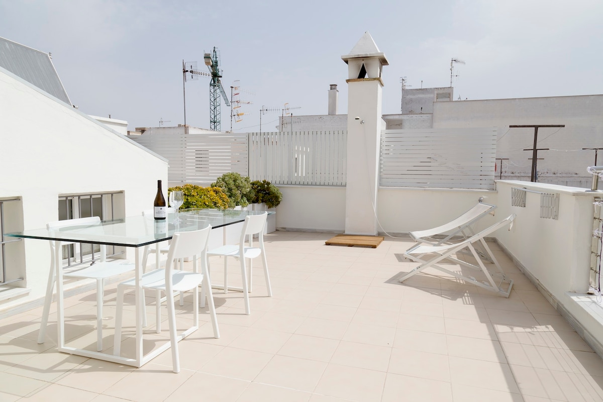 Apartamento suite de 1 dormitorio con terraza