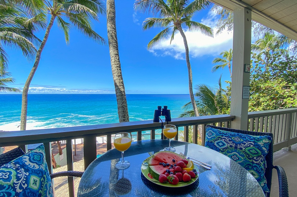 Poipu Palms 204, Ocean Front, One Step Up to the F